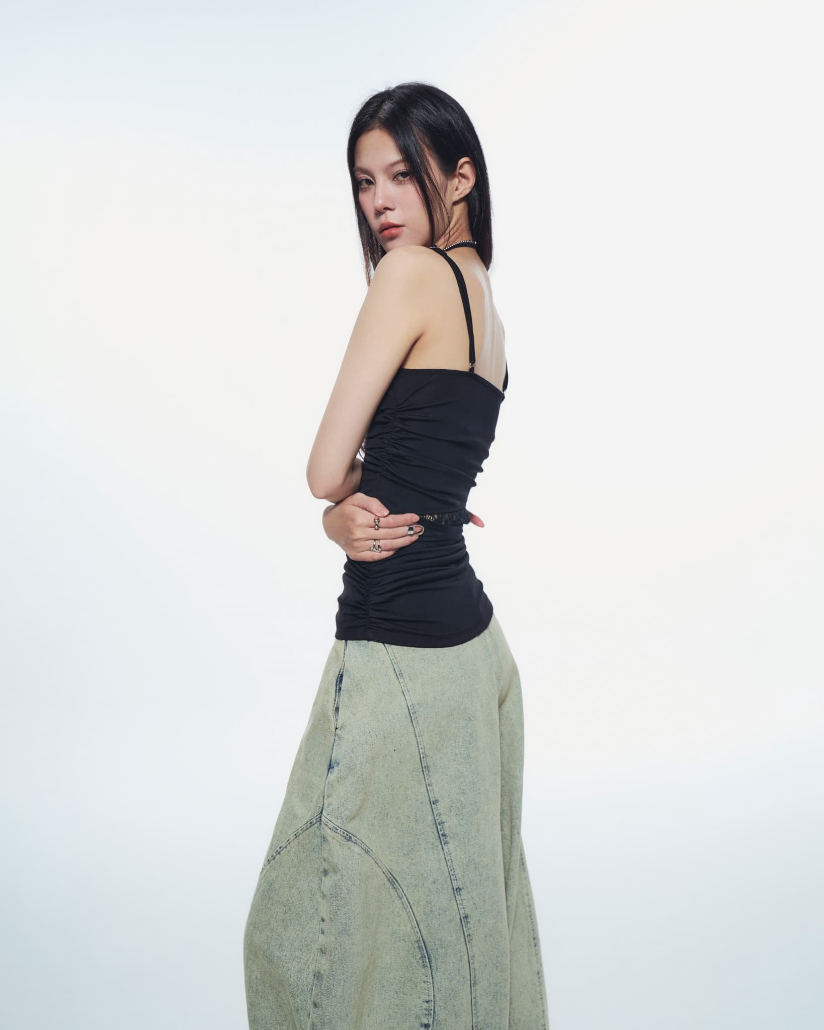 BunnyHill Aysel 蕾絲拼接上衣