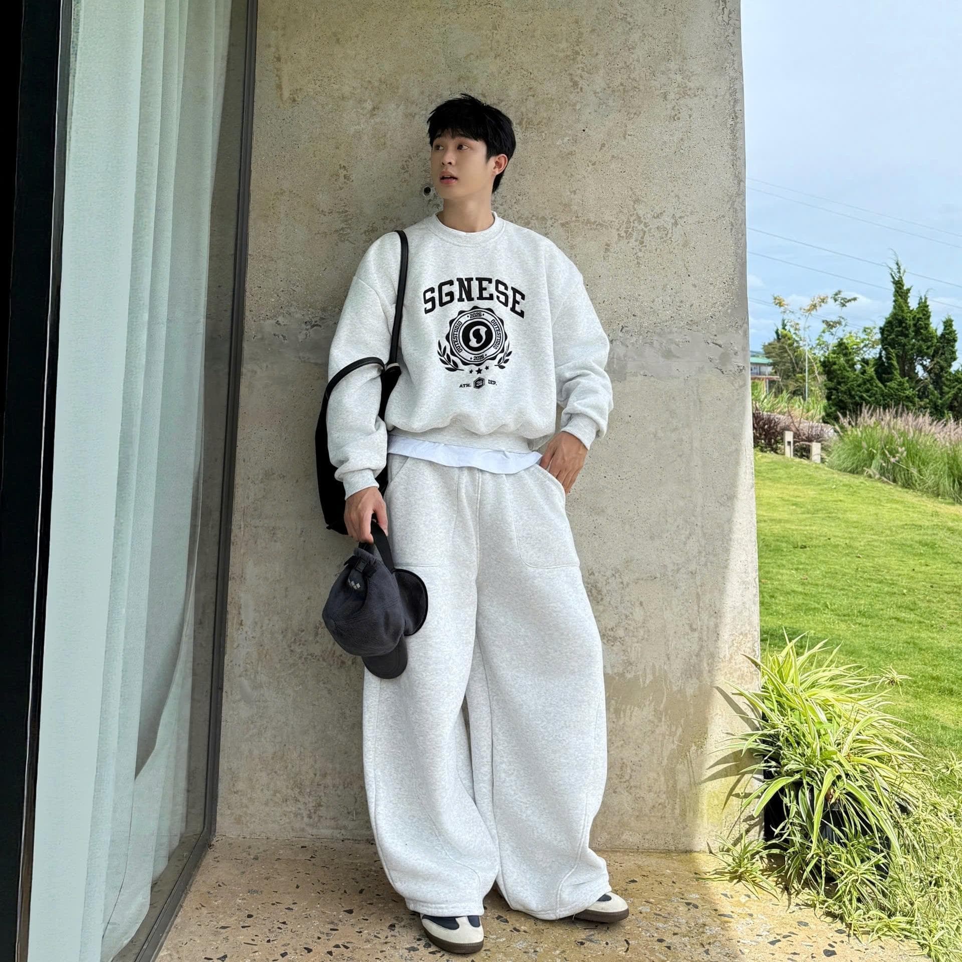 Outerity 毛料寬管褲 Classic Wide